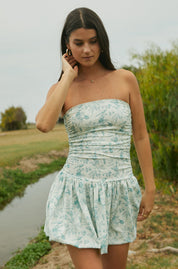 Mini Vestido Ivonne - Green Birds