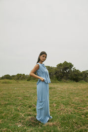 Pantalón Careyes - Celeste