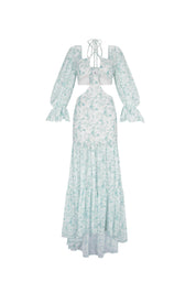 Vestido Sorella - Green birds