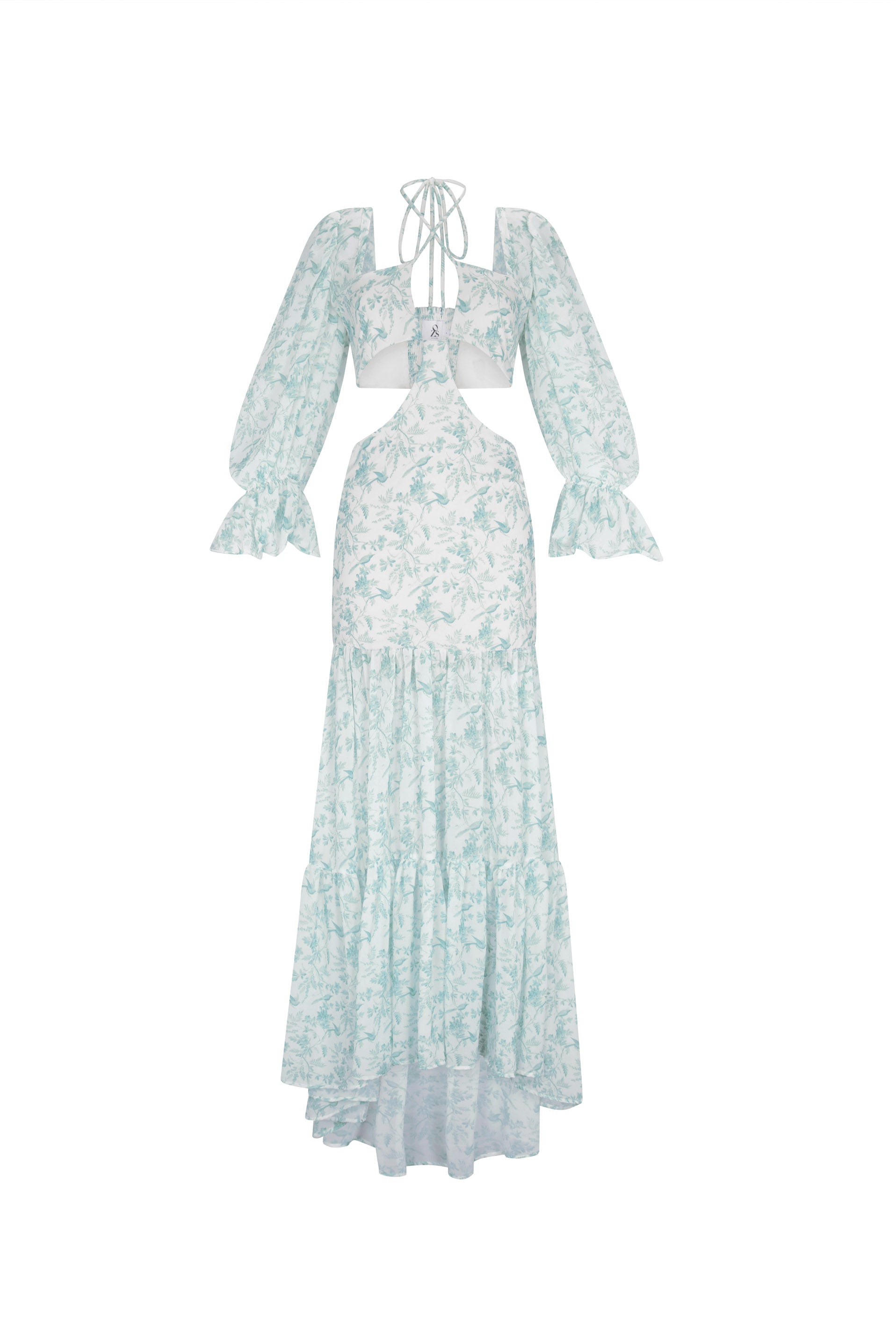 Vestido Sorella - Green birds