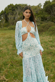 Vestido Sorella - Green birds