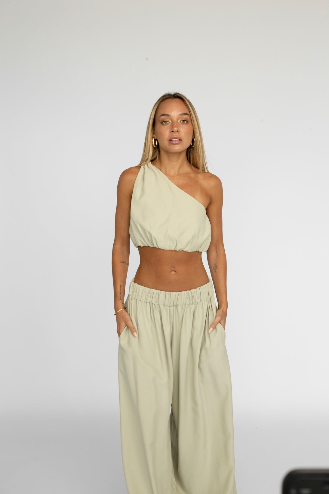 Pantalon Leah - Verde pastel