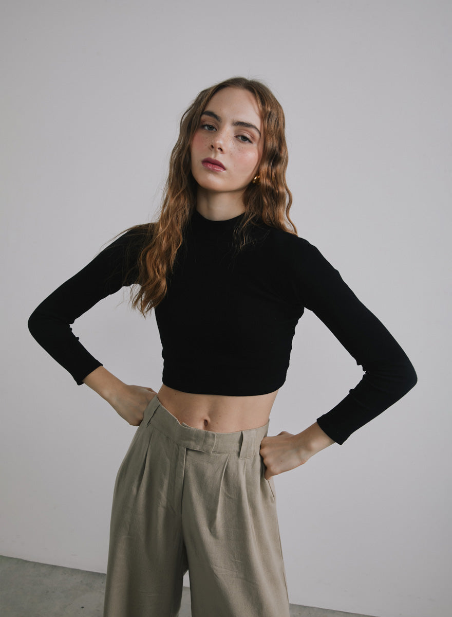 Long sleeve crop Basika