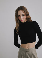 Long sleeve crop Basika