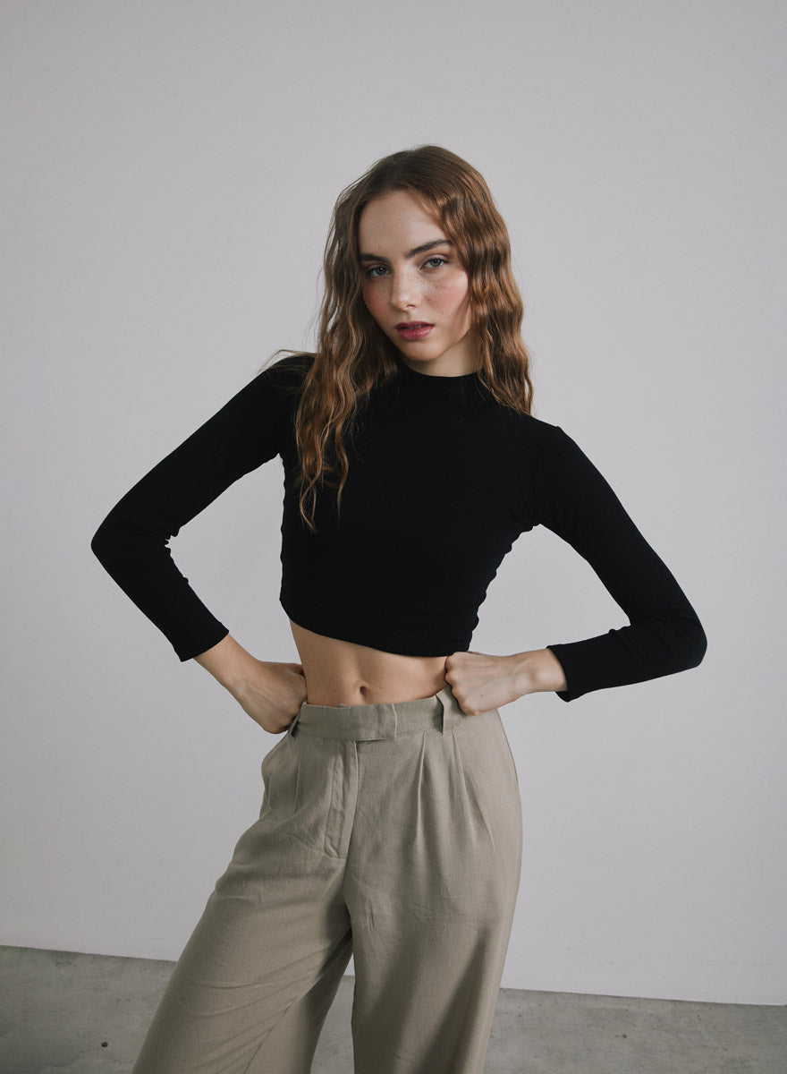 Long sleeve crop Basika