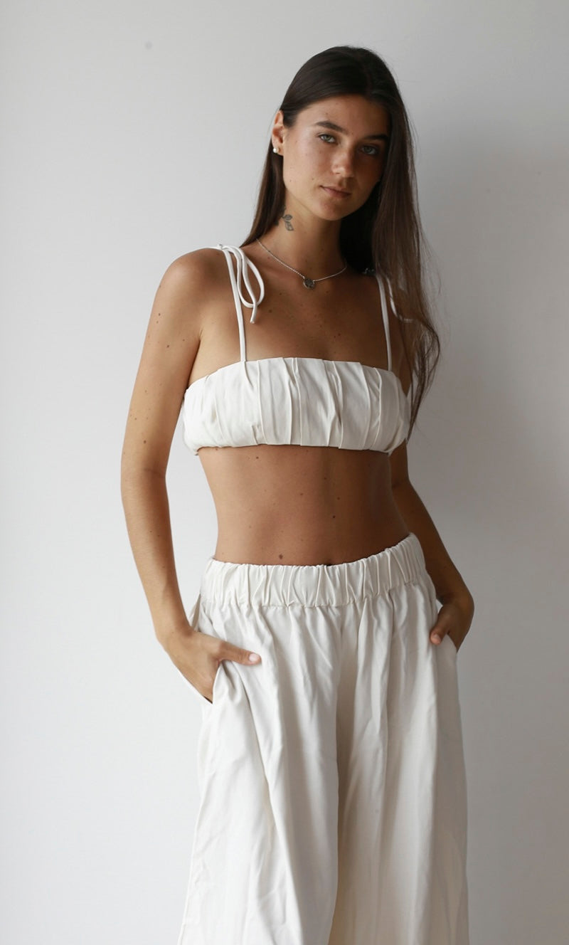 Top Lana - Crema