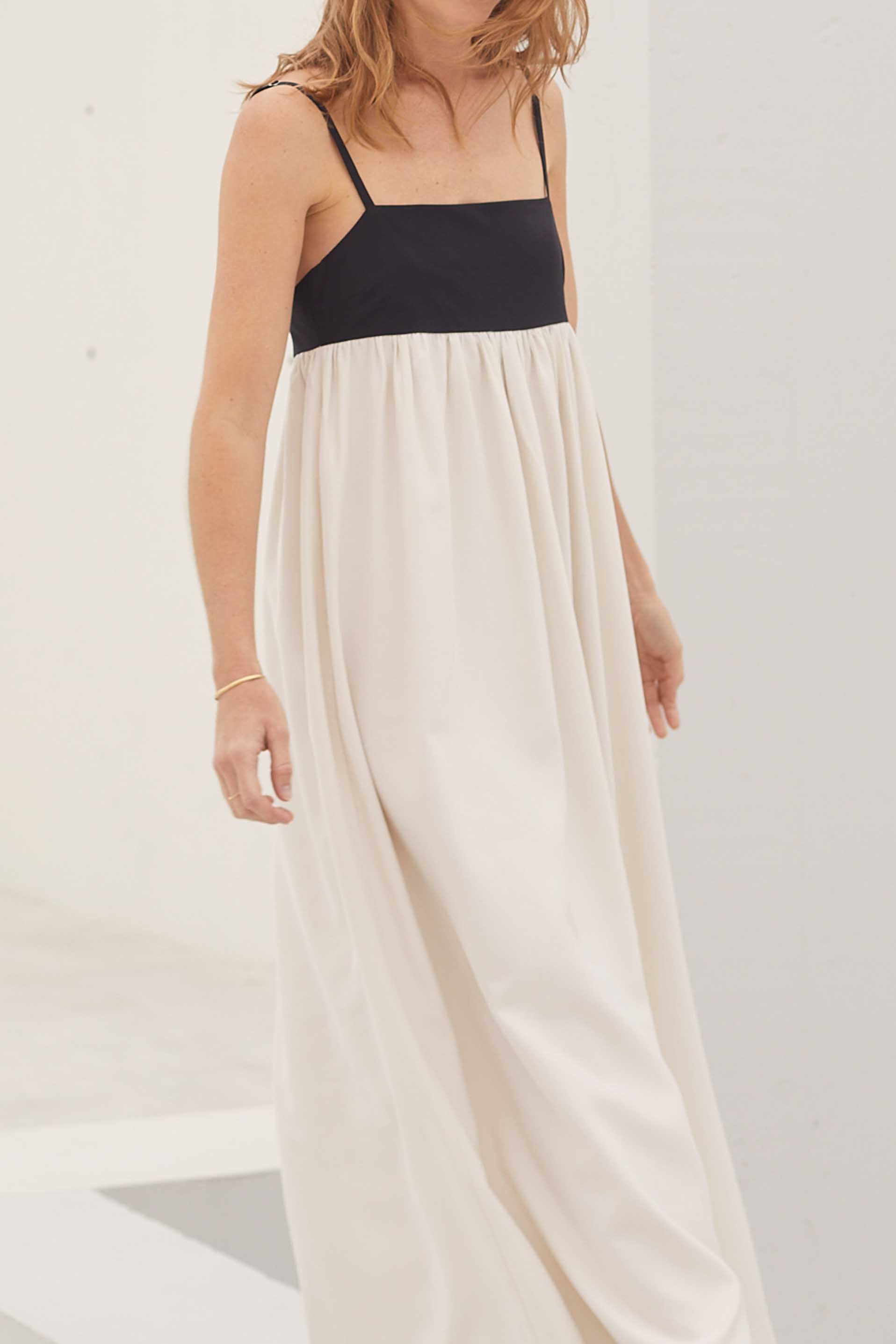 Vestido Drea - Negro/Natural