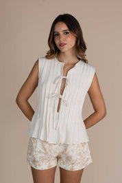 Blusa Zofia - Hueso